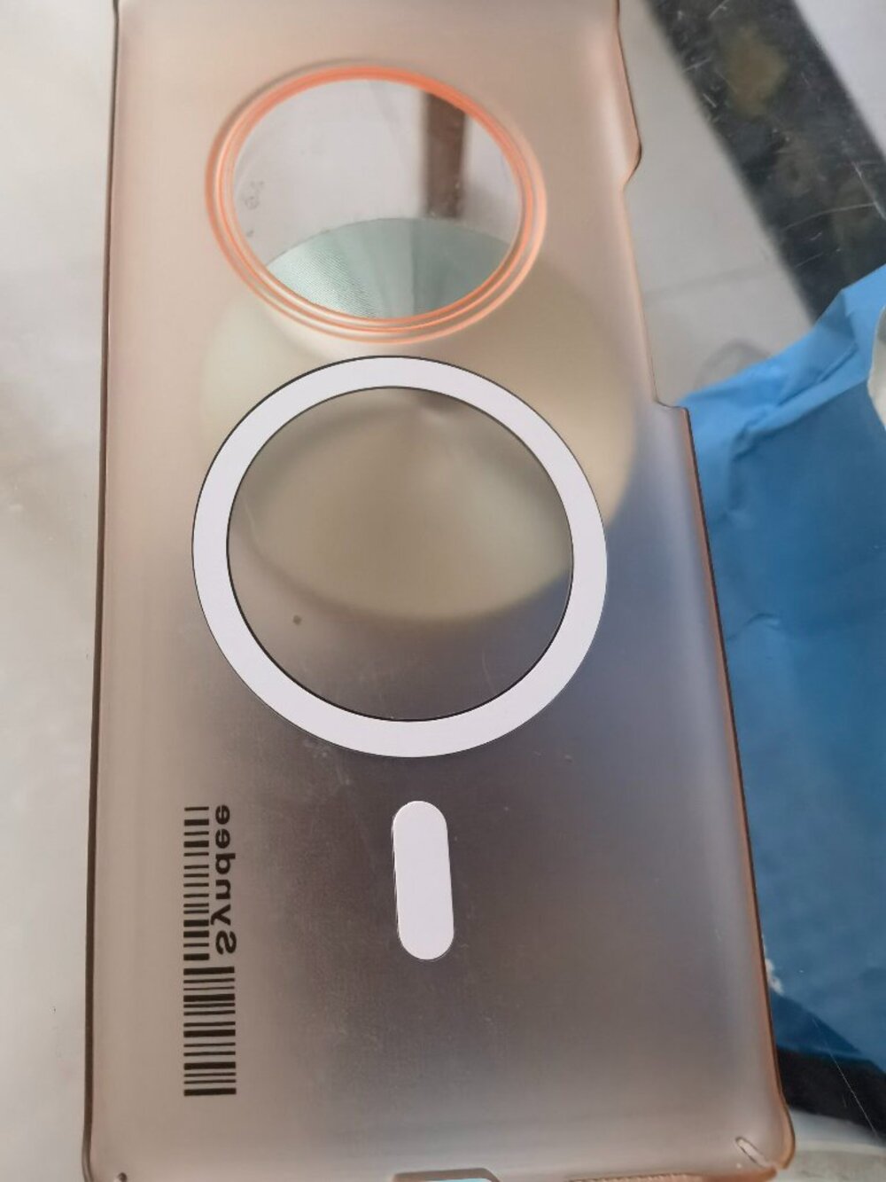 Sleek Frosted Clear MagSafe Case